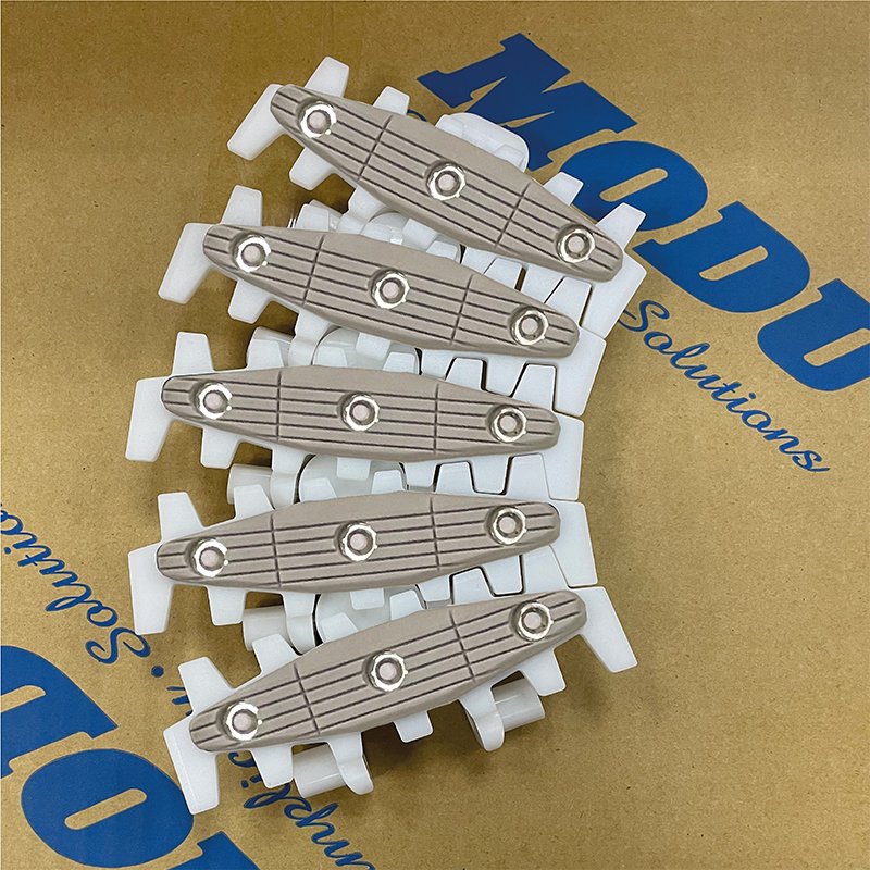 High Quality ML2 CF 3S Silicone Pad Friction Chain Conveyor with Aesthetic Look Easy to Transport for Food Use