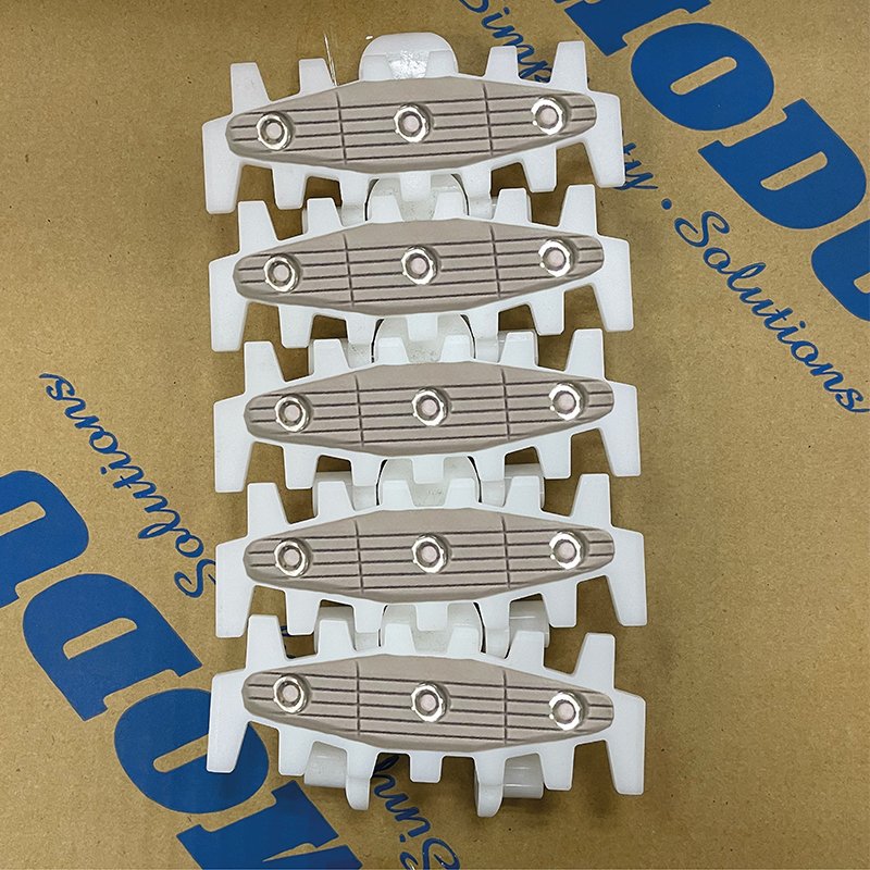 High Quality ML2 CF 3S Silicone Pad Friction Chain Conveyor with Aesthetic Look Easy to Transport for Food Use