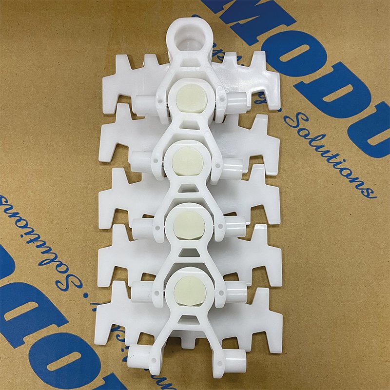 High Quality ML2 CF 3S Silicone Pad Friction Chain Conveyor with Aesthetic Look Easy to Transport for Food Use