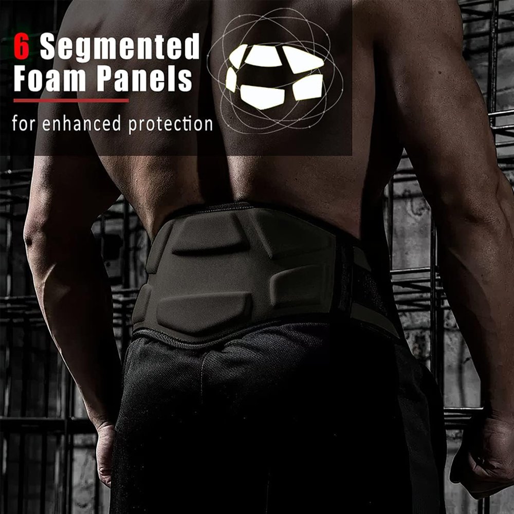 BODY CHAIN BELT GYM PADDED WEIGHTLIFTING DIP BELT NEOPRENE GYM SUPPORT STRAPS GEL WRAPS WITH CHAIN FITS