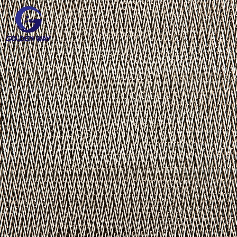 Low price Herringbone Encryption Mesh Belt Chain Link Compound Balance Weave Conveyor Belt For Food