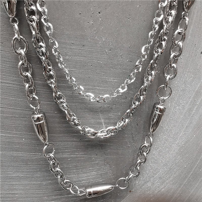 Wholesale New Fashion Jeans Accessory Chain Punk Rock Jewelry Heavy Metal Pants Chain Bullet Head Waist Chain (TC103)