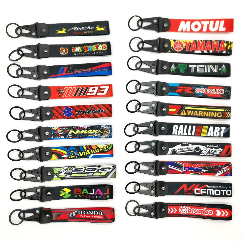 JDM Keychain Eagle beak buckle trend motorcycle car carabiner wrist strap rope pendant