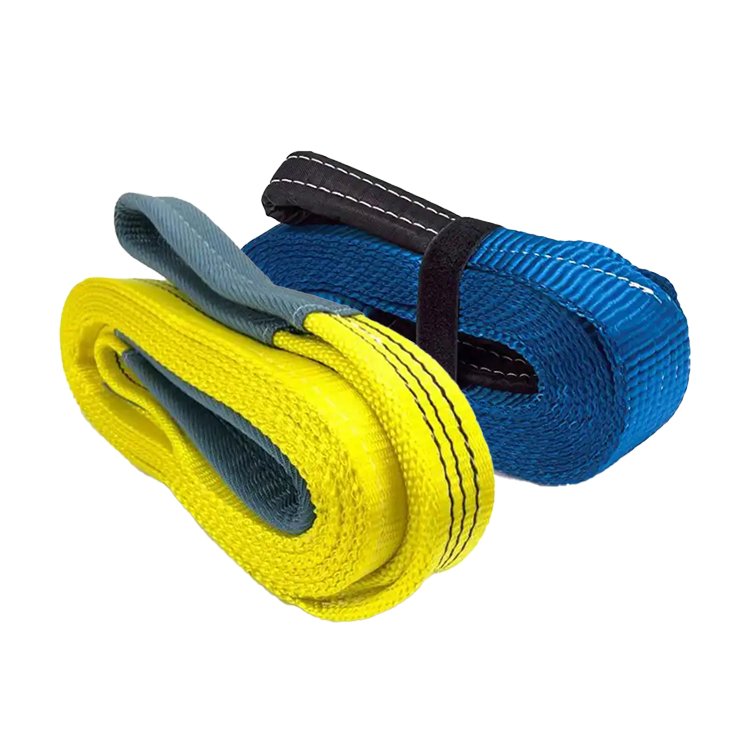 Soft Round Pulley Chain Id Tag Slinga 10 Ton Capacity Nylon Belt Polyester 15 Mts Slings Eslingas Lifting 26M Webbing Sling