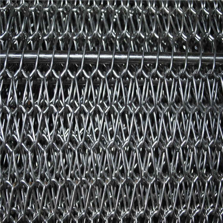 Customized stainless steel 304 chain wire conveyor mesh belt carbon steel balance weave wire mesh belt spiral wire mesh belt