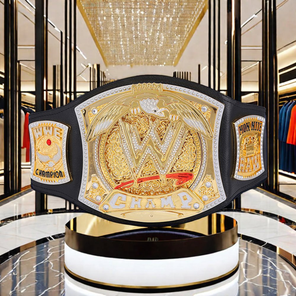 Wholesale Customizable Metal Medal Football and Wrestling Championship Belt Fashion Adjustable Design