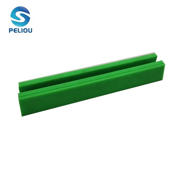 hot selling pe counterweight uhmwpe processed conveyor belt chain guide track rail plastic ware strip roller chain guide support