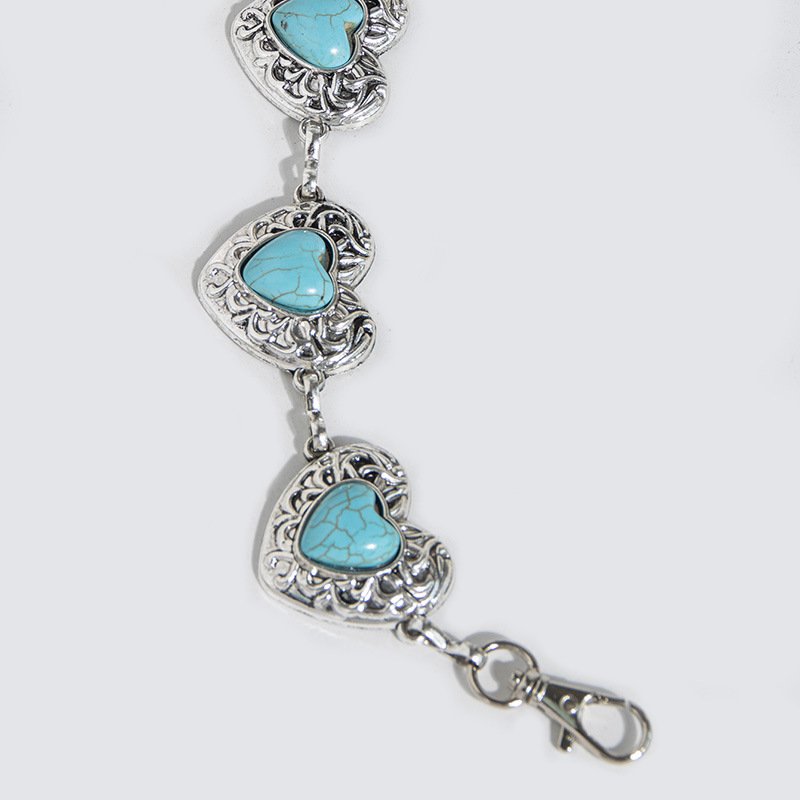 Low Price Women's Heart Waist Chain Fashion Love Waist Chain Alloy Decorative Single Circle Waist Chain
