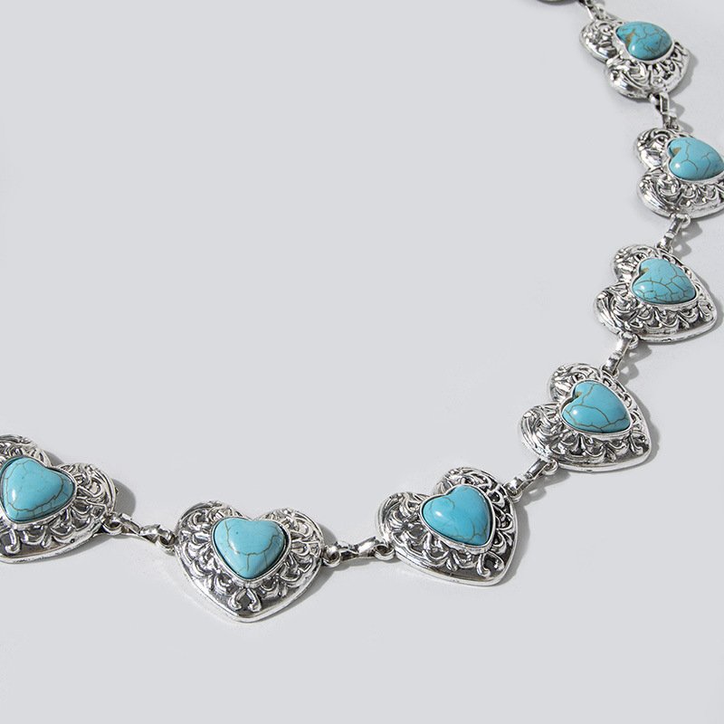 Low Price Women's Heart Waist Chain Fashion Love Waist Chain Alloy Decorative Single Circle Waist Chain