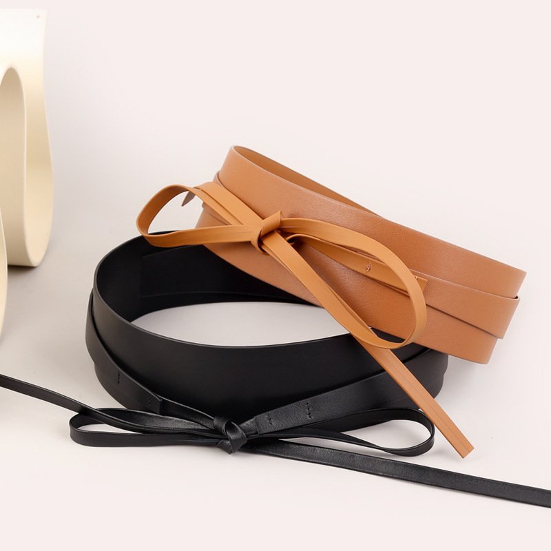 Women's Niche Design Fashion Decoration Waistband Elegant Corset Wide Belt Genuine leather belts from Pakistan