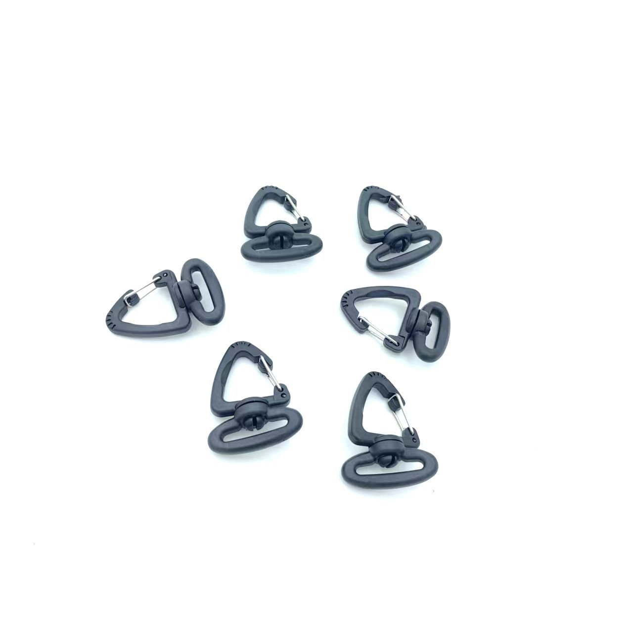 Compatible Hanger Tactical Nylon Webbing Backpack Buckle Gear Clip Band Carabiner Keychain Belt Strap Hanger Key Chain