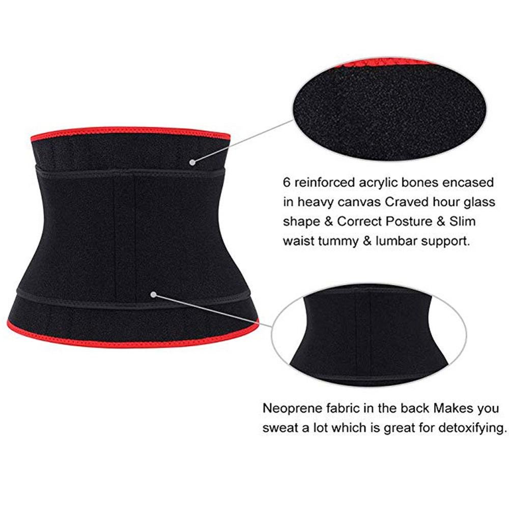 HEXIN High Quality High Compression Weight Lose Waist Trainer Body Shaper Women Waist Shaper Belt Slimming