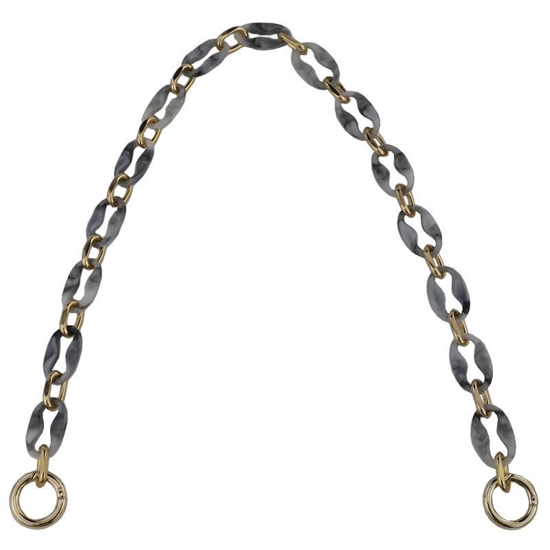 Factory Direct sales shoulder belt acrylic bag strap chain strap bag portable accessories resin chain Mobile phone strap chain