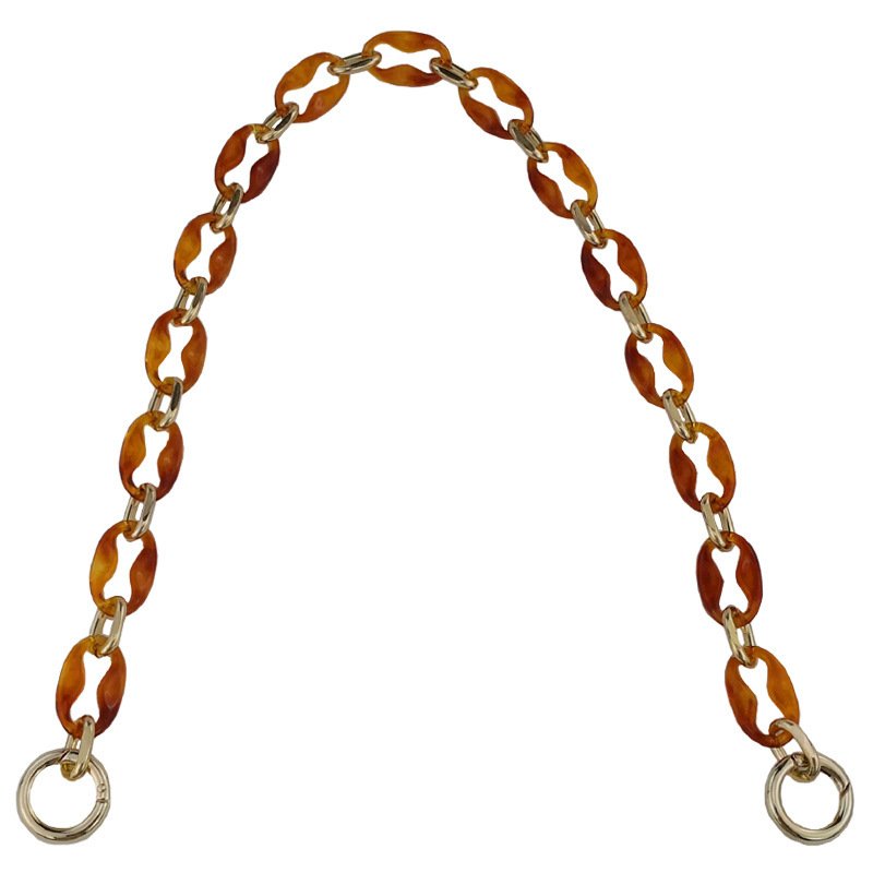 Factory Direct sales shoulder belt acrylic bag strap chain strap bag portable accessories resin chain Mobile phone strap chain