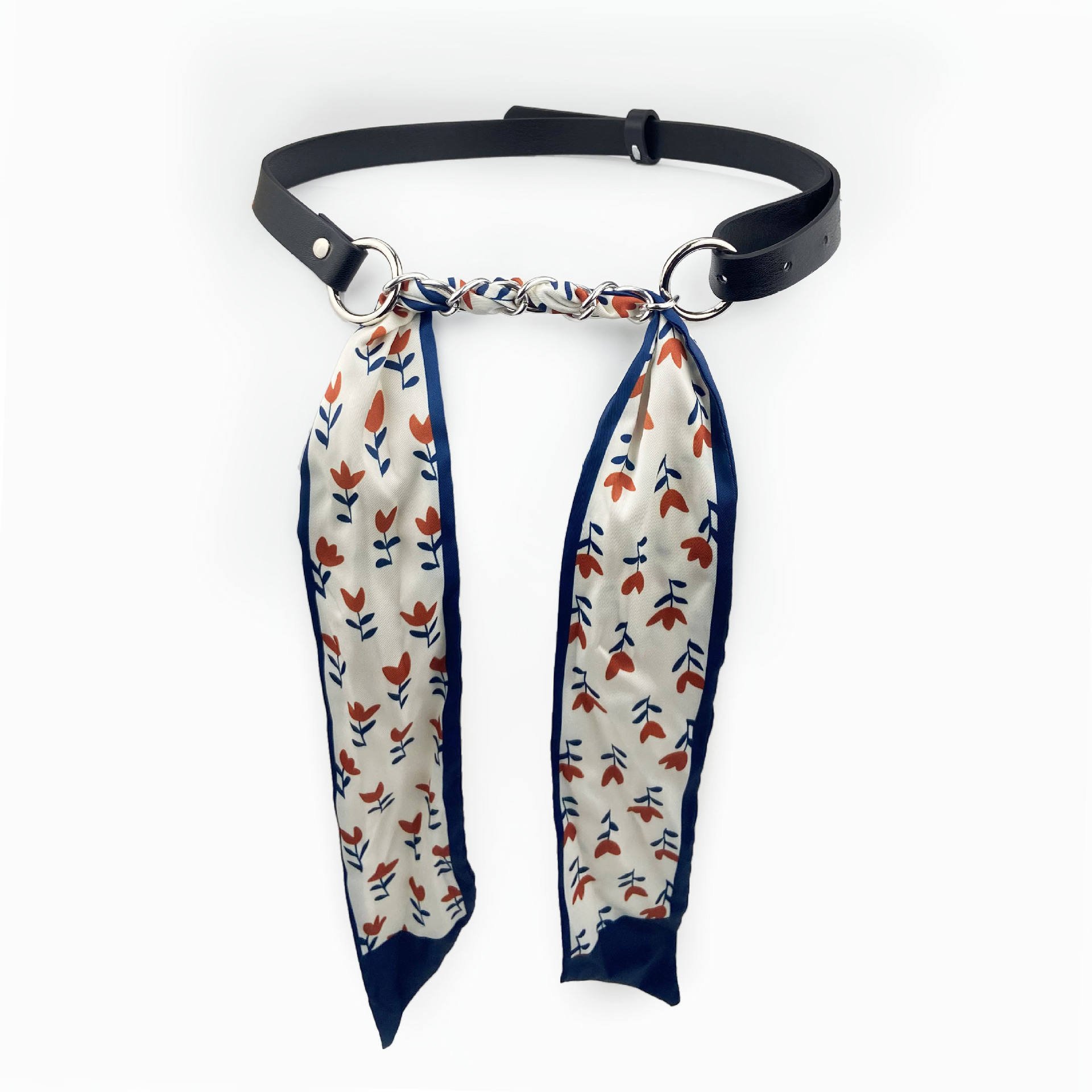 2024 New Fashion Belt Splicing Waist Chain Scarf Belt Women's Belt