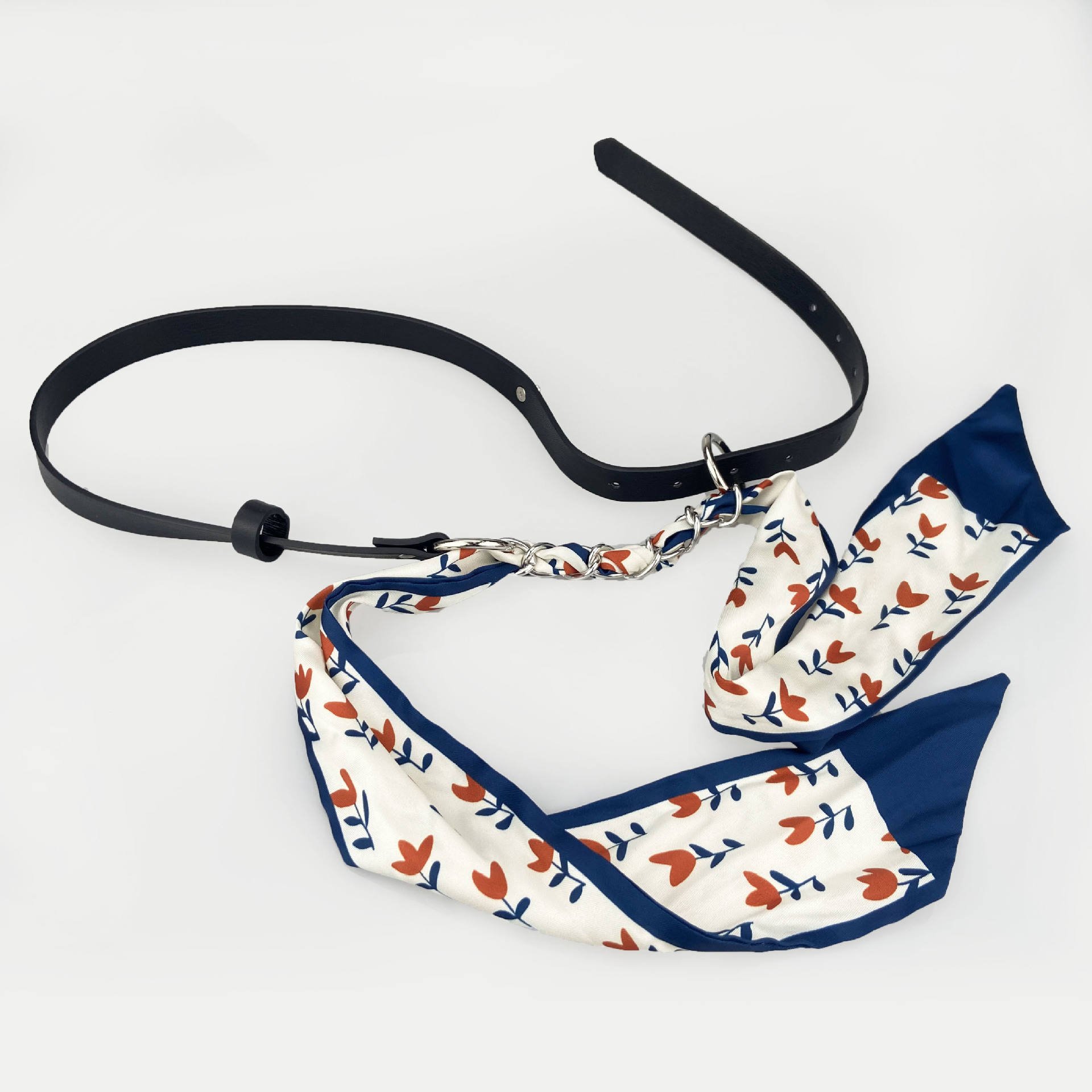 2024 New Fashion Belt Splicing Waist Chain Scarf Belt Women's Belt