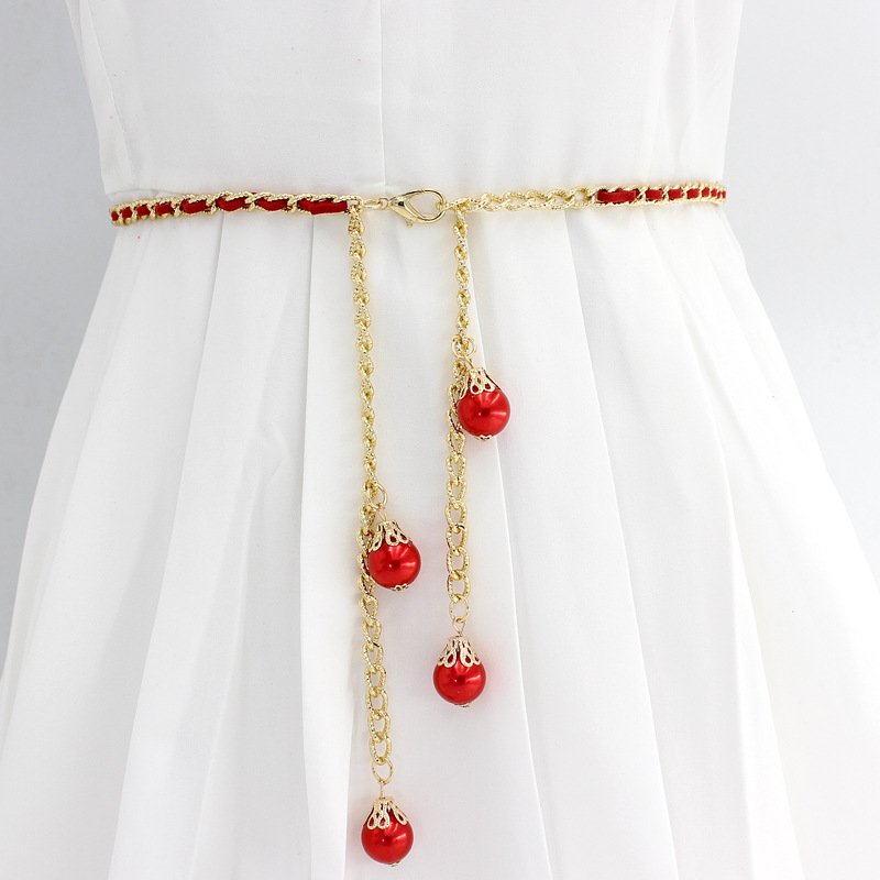 Women's Waist Chain Pendant Fashion All-match Decorative Dress Metal Hook Adjustment Belt Accessories Hanging Body Chain Custom
