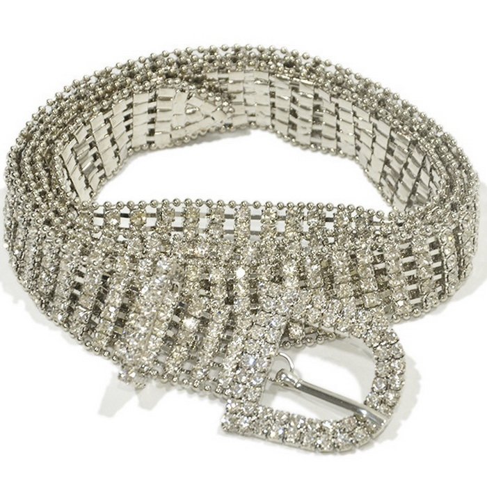 Women Diamond Crystal Rhinestone Bling Waist Chain BELT