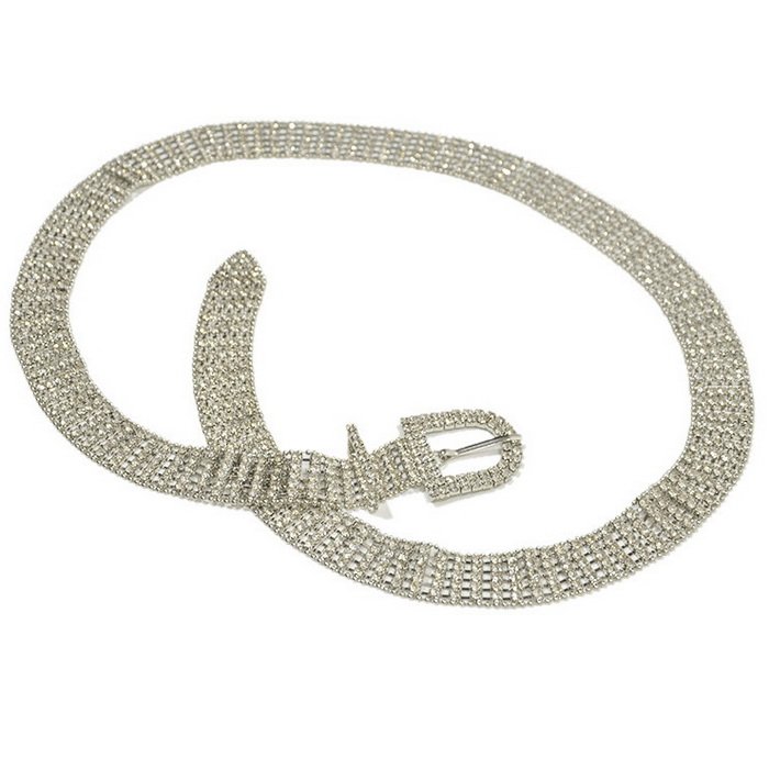 Women Diamond Crystal Rhinestone Bling Waist Chain BELT