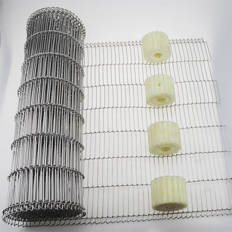 Stainless steel wire chain link egg conveyor mesh belt