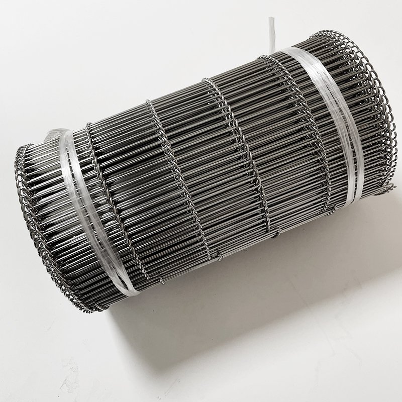 Stainless steel wire chain link egg conveyor mesh belt