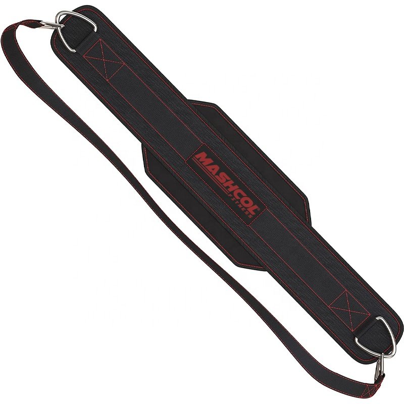 Wholesale Weightlifting Dipping Belt Heavy Duty Custom Neoprene Weightlifting Dip Gym Belt With Heavy Duty Steel Chain