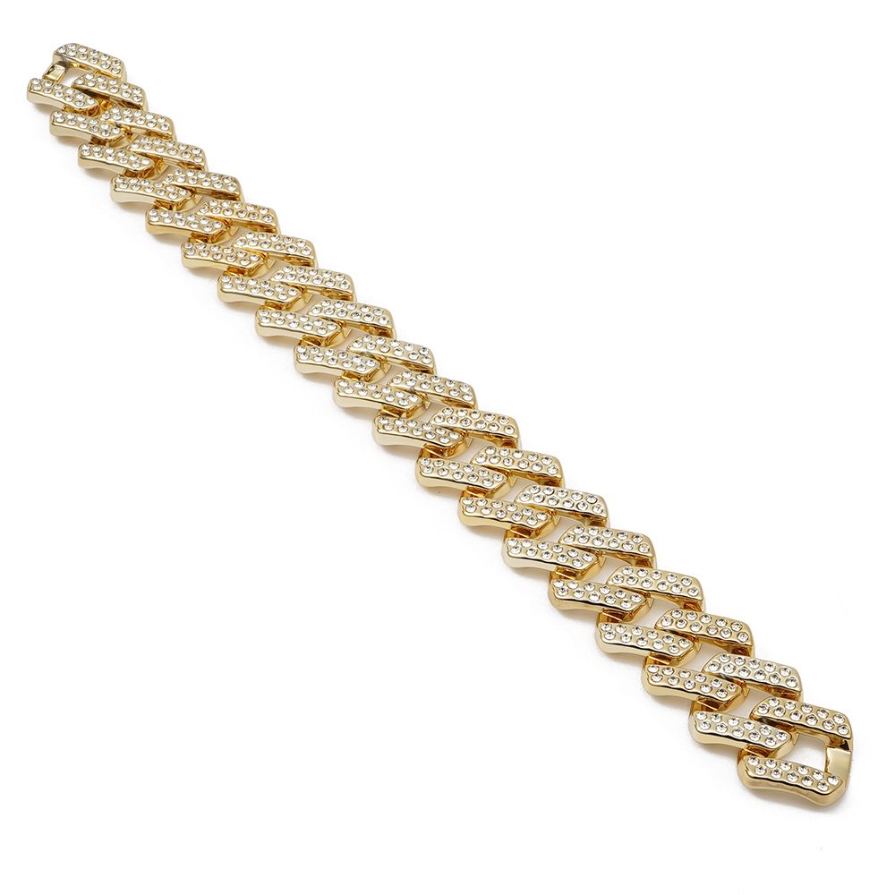 Fashion women's bag shoulder strap with acrylic upper drill chain