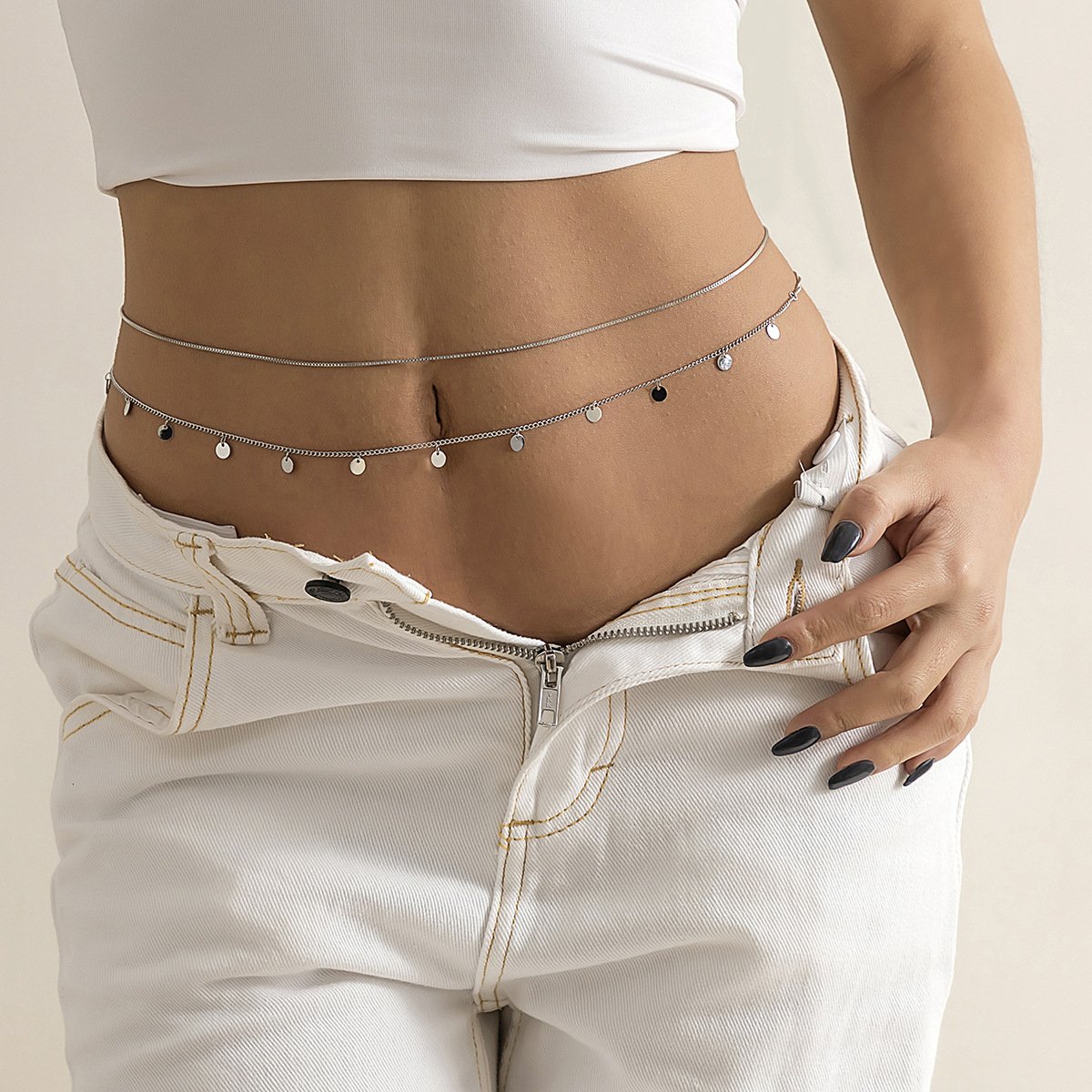 KDC1431 wholesale latest fancy sexy waist body chain for women