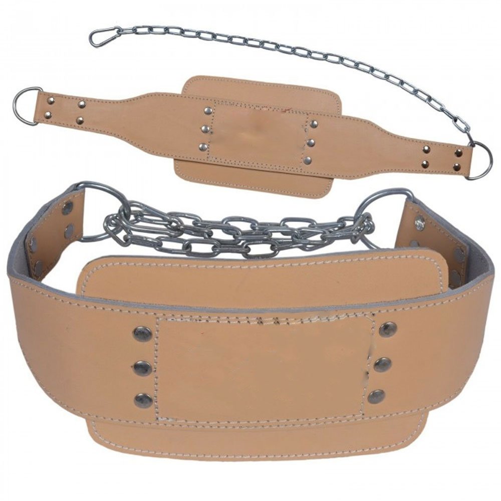 Dip Belt Weight Lifting Dipping Chain Gym Training Body Building Leather Belts Oem Weight Lifting Adjustable