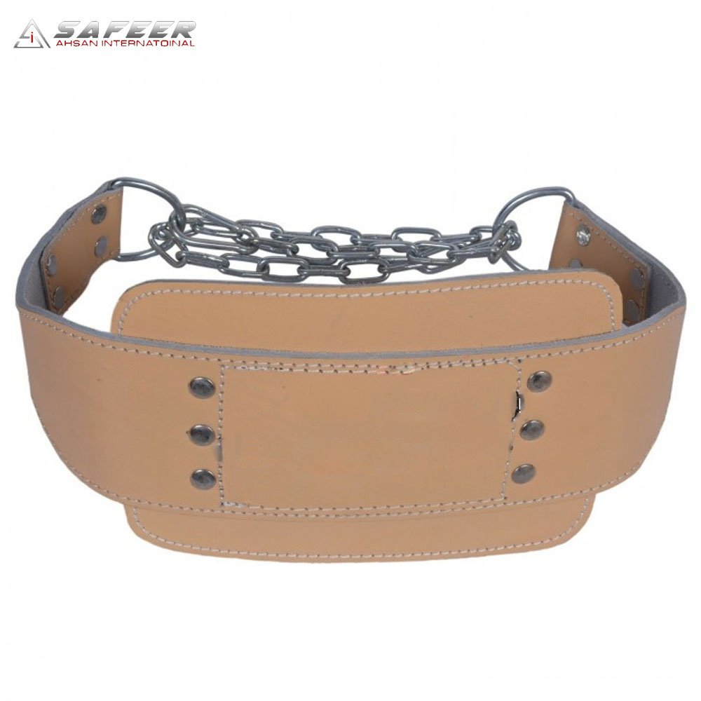 Dip Belt Weight Lifting Dipping Chain Gym Training Body Building Leather Belts Oem Weight Lifting Adjustable