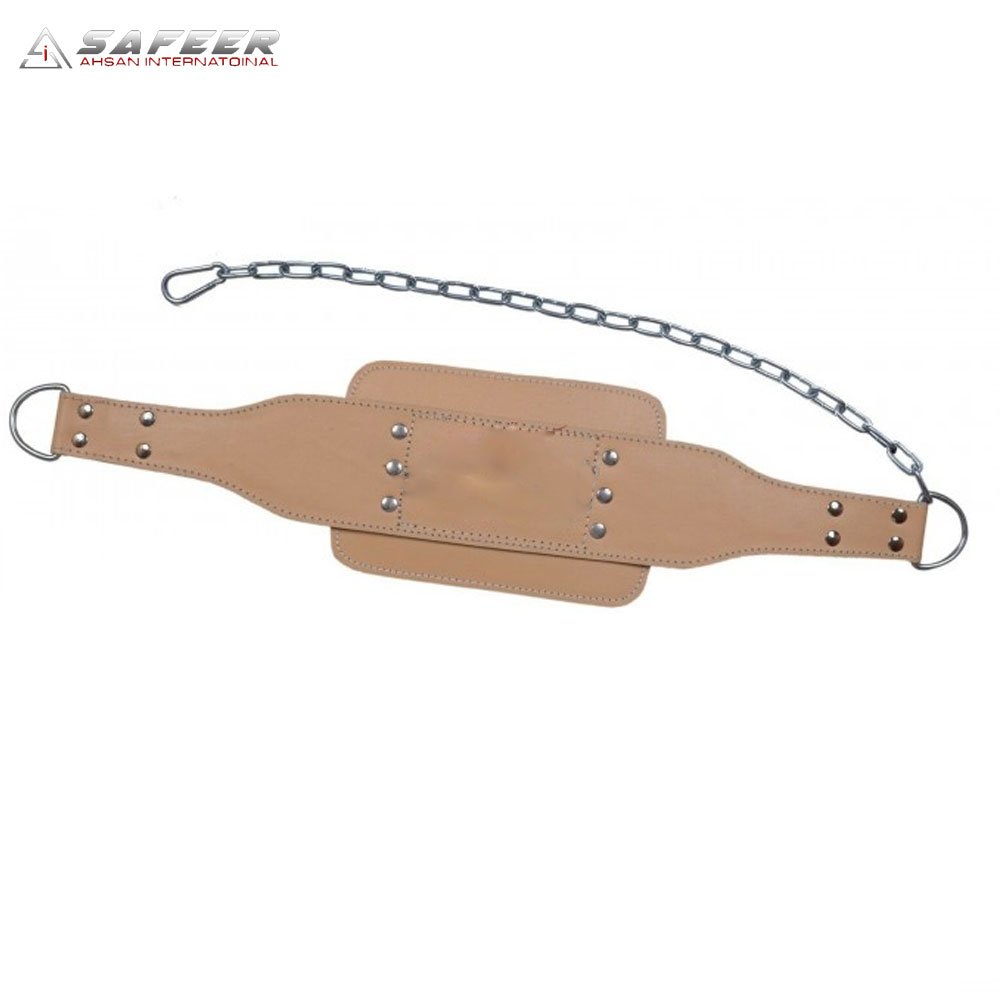 Dip Belt Weight Lifting Dipping Chain Gym Training Body Building Leather Belts Oem Weight Lifting Adjustable