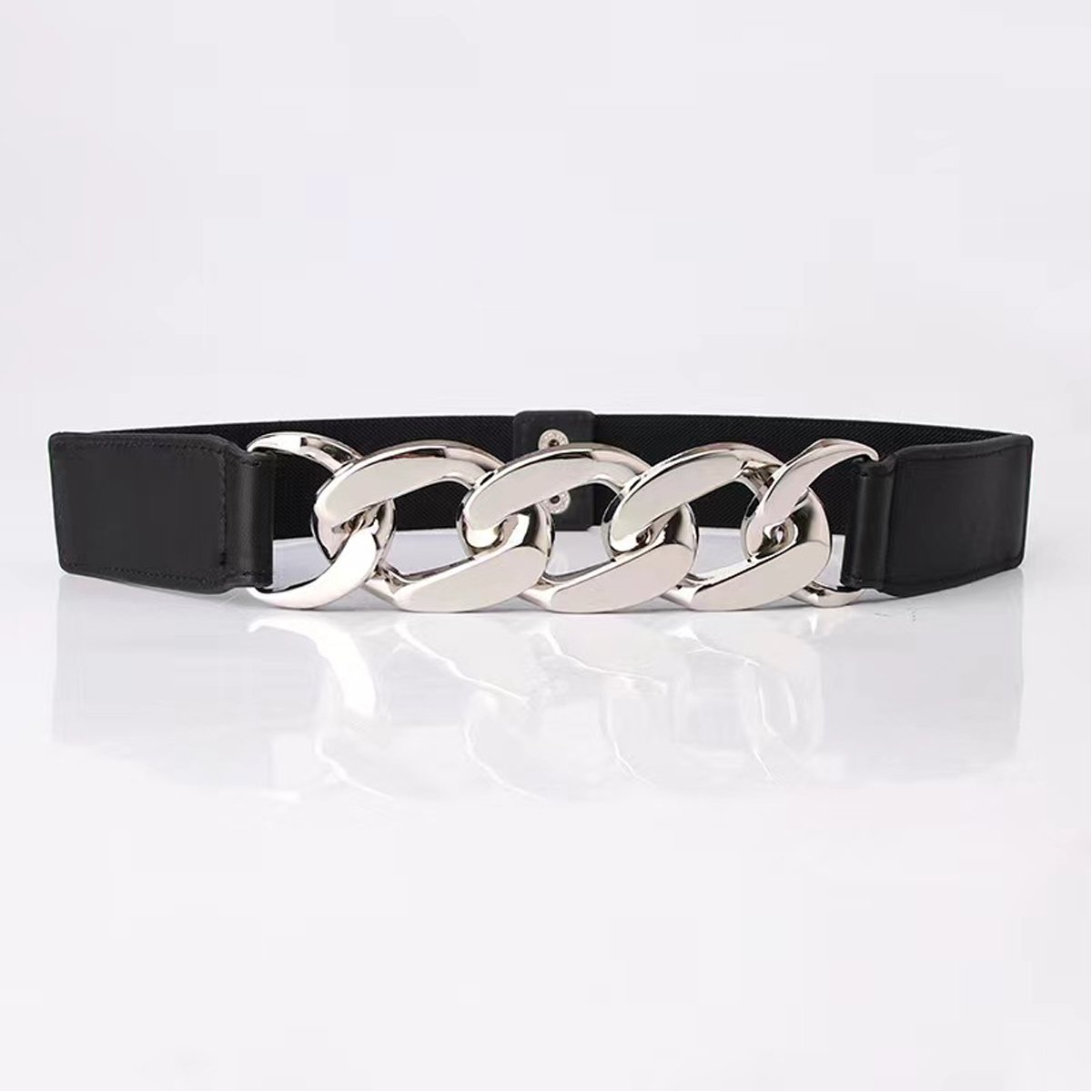 Jacket Gold Chain Belt Stock Wholesale Elastic Belt Coat dress Embellishment Elastic light luxury belt