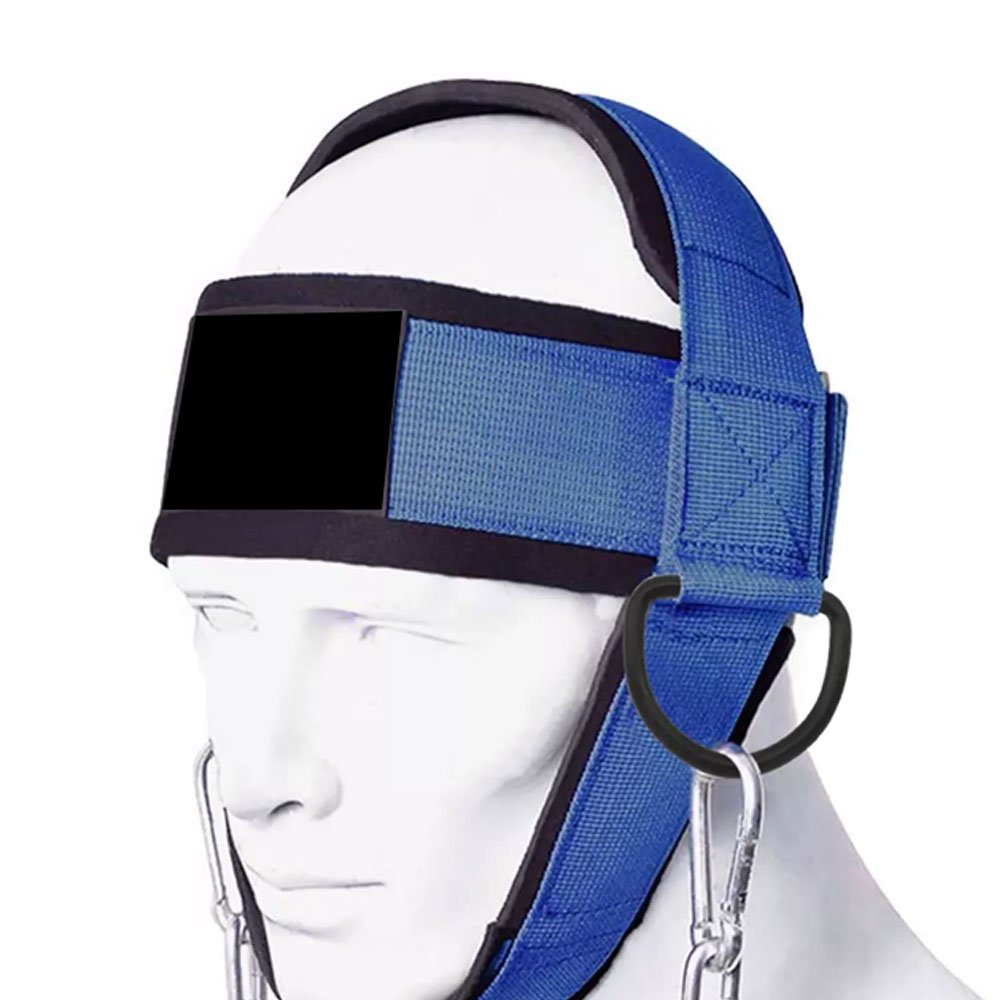 Gym Neck Trainer Fitness Weight Lifting Training Head Harness Exercise Straps Dipping Builder Neck Harness With Chain Belt