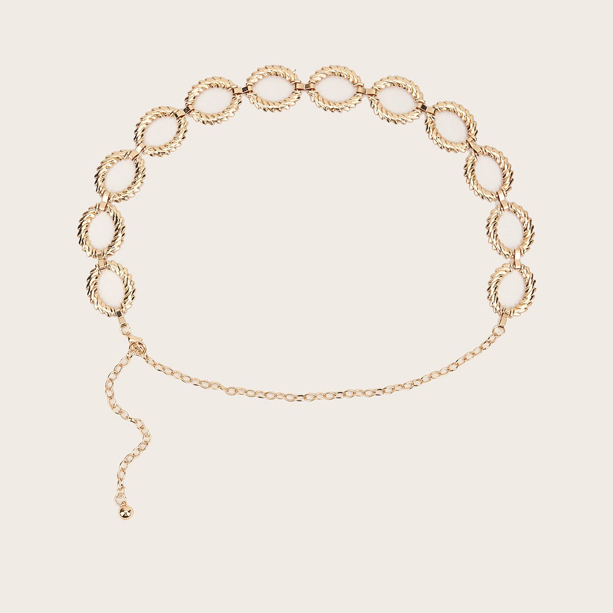 2024 Fashion vintage ladies metal belt waist chain accessories in stock wholesale