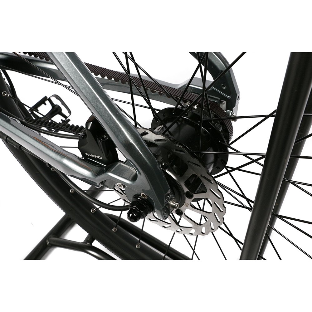 Hidden battery and light off road electric bicycle 250w light weight belt chain city ebike