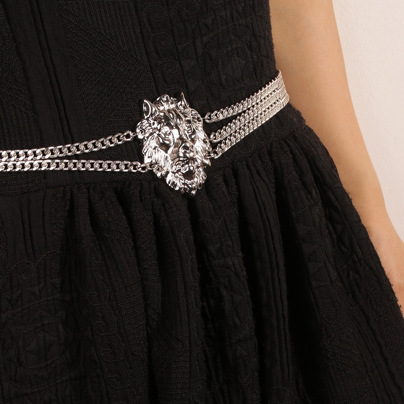 Tassel Lion-head Woman Belt Chain Waist,Long Gold Chain Belt For Women