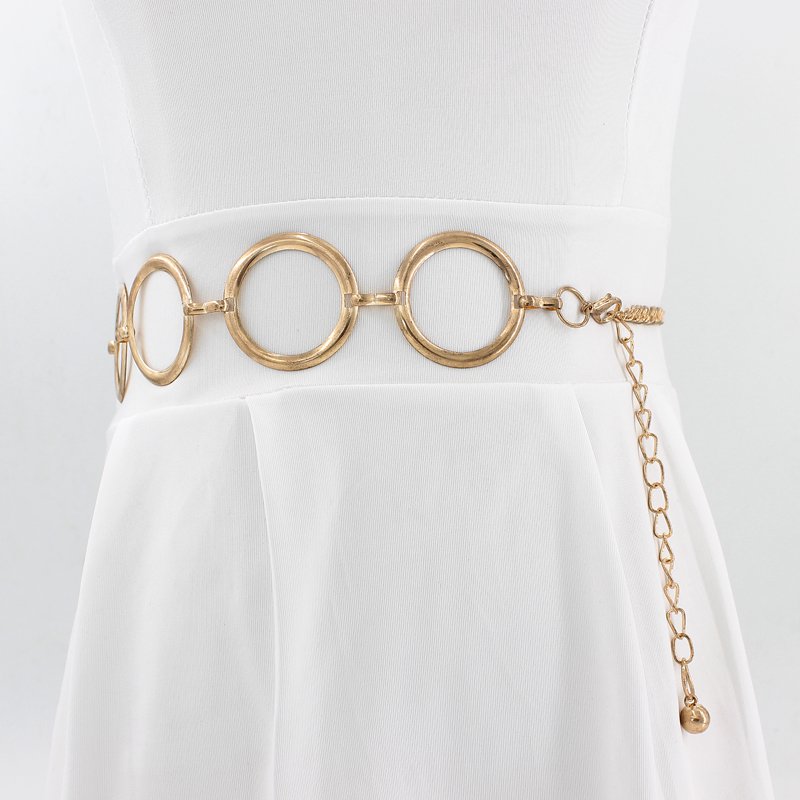 Hot sale accessories fashion metal chain belt women waist belts for dresses