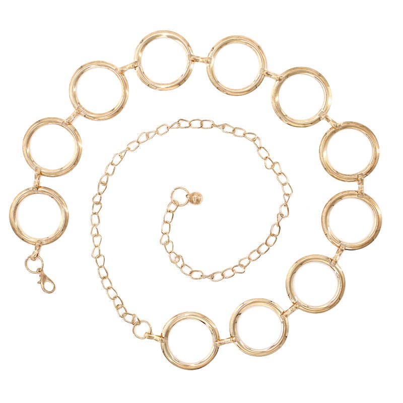 Hot sale accessories fashion metal chain belt women waist belts for dresses