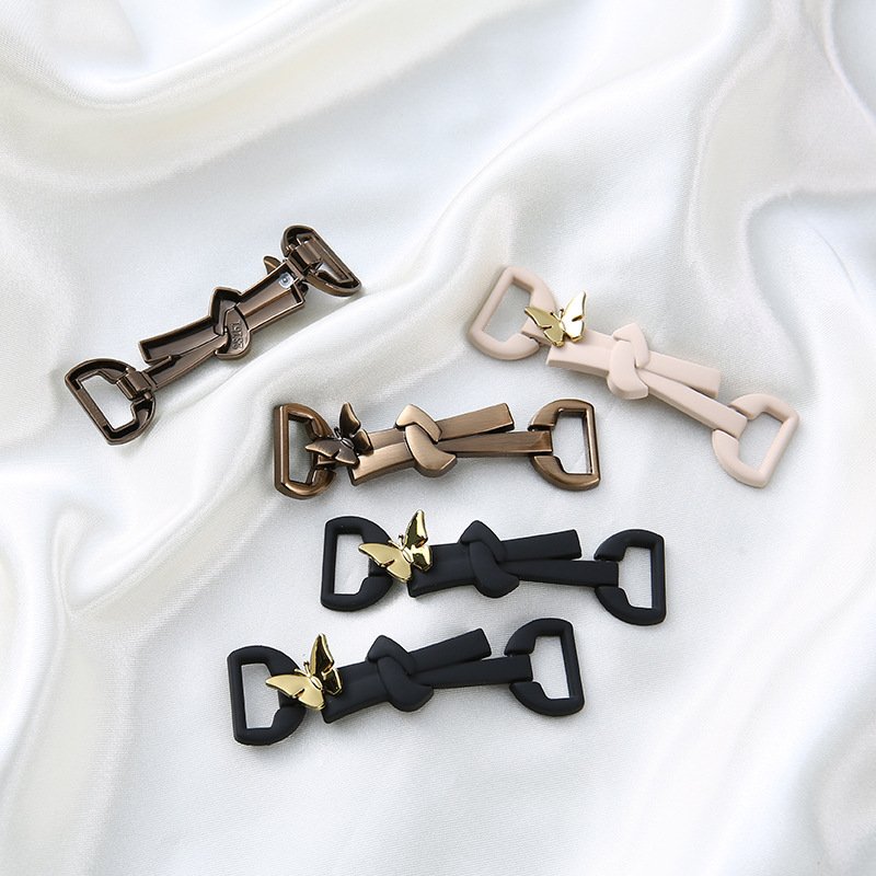 large leather belt metal shoes bag accessories for men clip decorative shoe chain buckles horsebit gold shoe buckle manufacturer