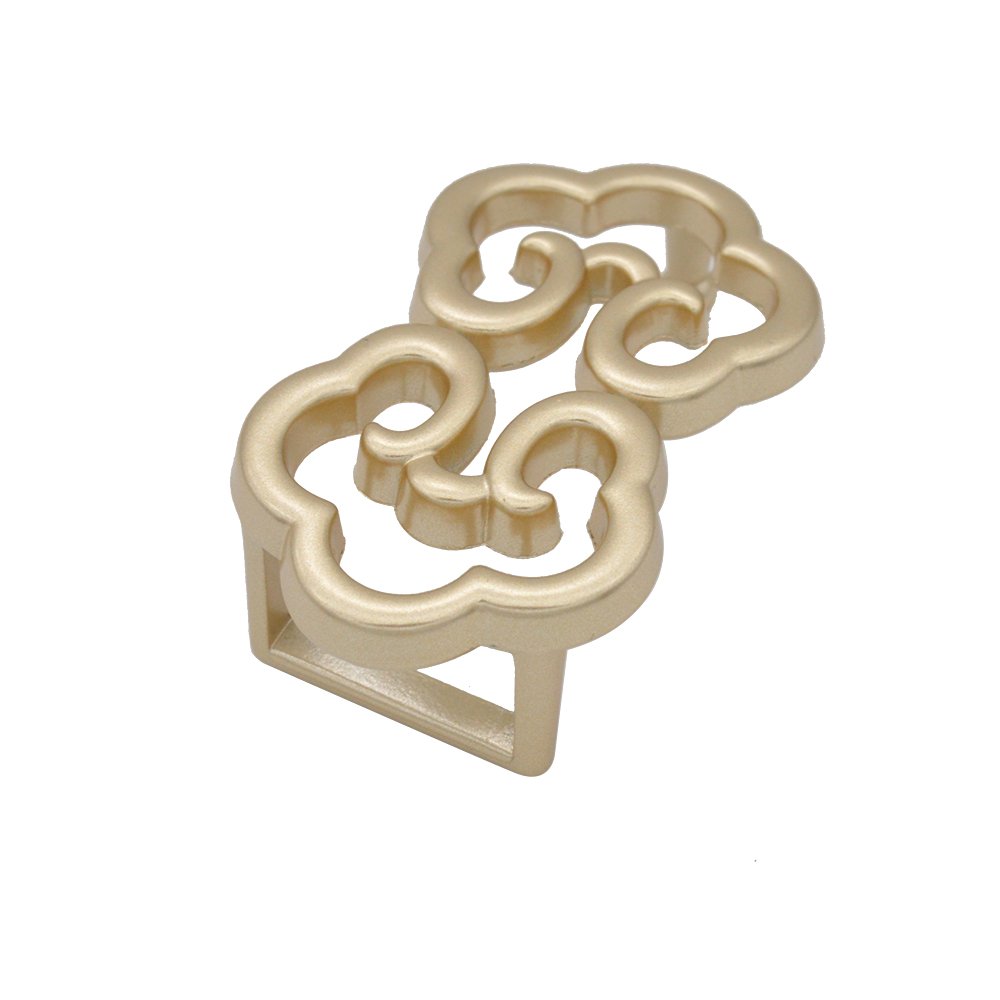 Custom Logo Belt Accessories Metal Zinc Alloy Double D Ring Buckle Handbag Western Sling Chain Pin Belt Buckle Direct Factory