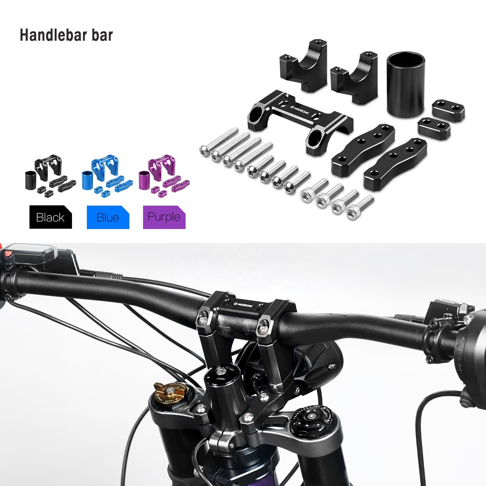 NiceCNC For Surron Light Bee X S L1E Segway X160 X260 Modified Parts Sur Ron Accessories Frame Footpeg E Bike CNC Machining