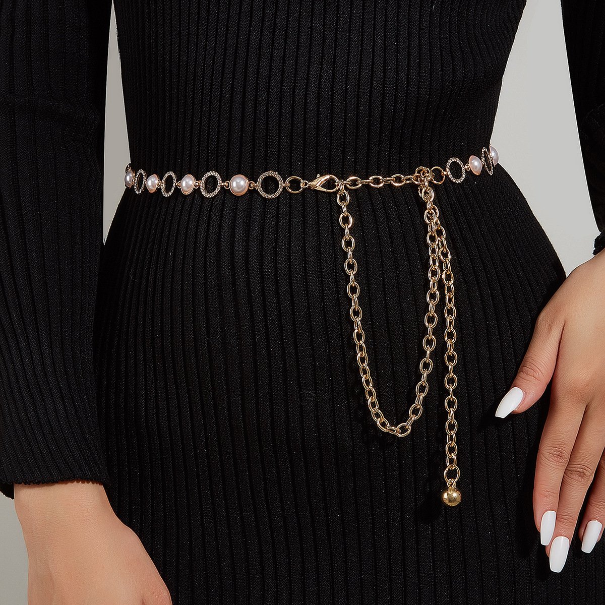 Cheap Trendy Style Iron Waistband Wholesale Excellent Quality Chain Belt For Women