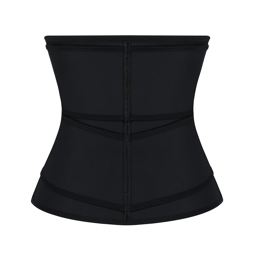 HEXIN High Quality Double Compression Belt Women Latex Waist Trainer Plus Size Shapewear Slimming Tummy Latex Waist Trainer