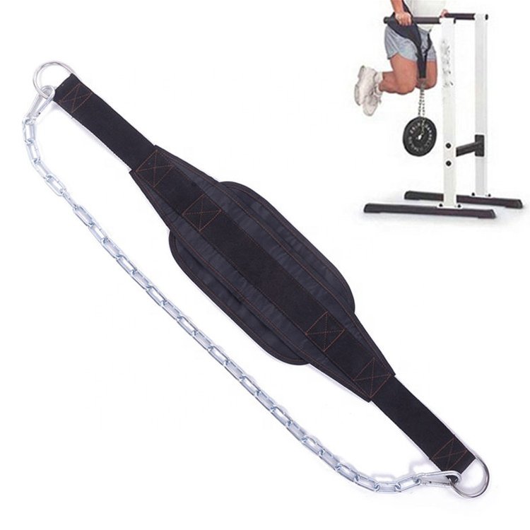 Dip Belt With Chain Fitness Dipping Pull Up Belt For Men & Women