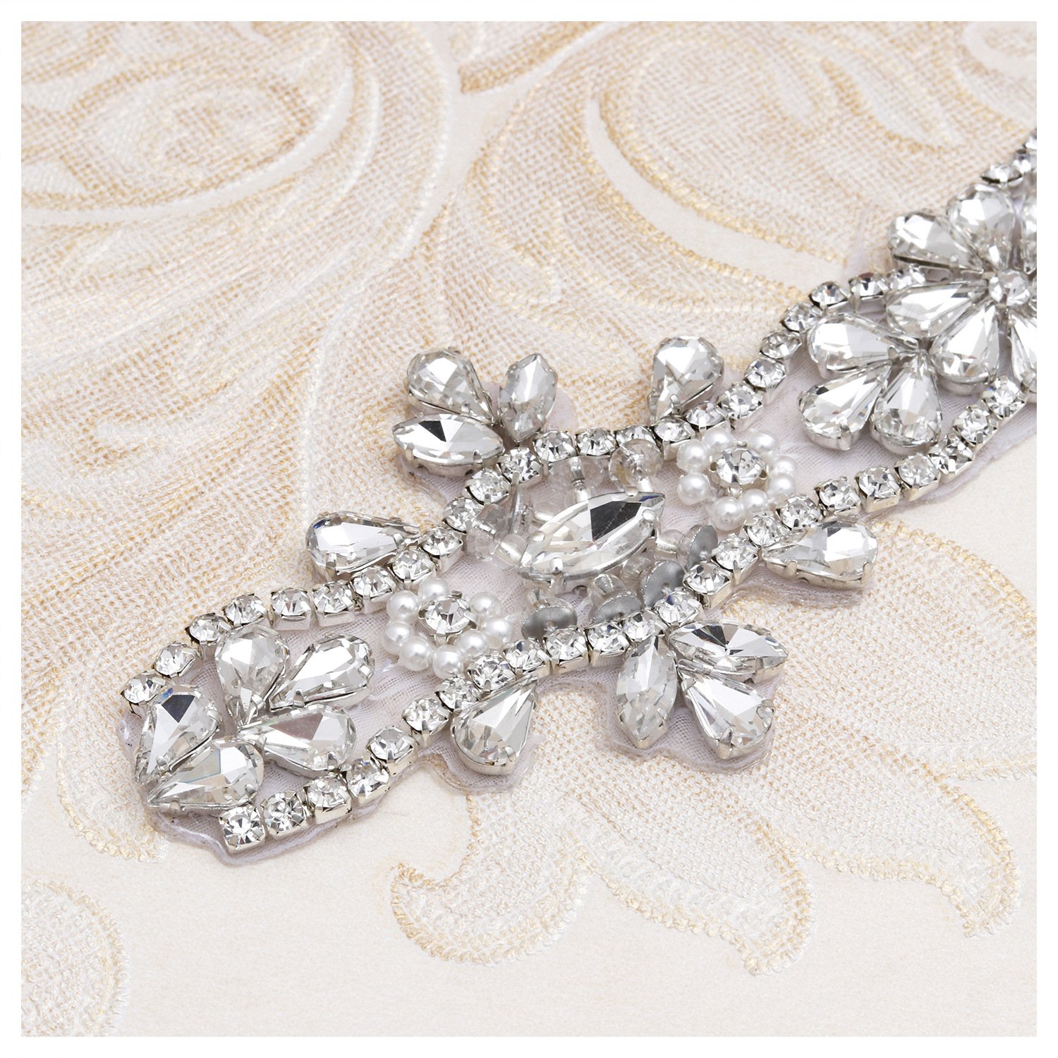 New Fashion Bling Rhinestone Waist Chain Women Bridesmaid Sash Wedding Bridal Belt
