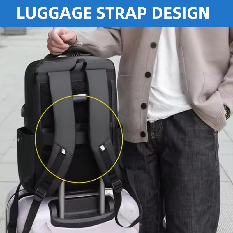 OMASKA Custom travel backpack Waterproof Nylon soft backpack USB Laptop Business Men's Backpack