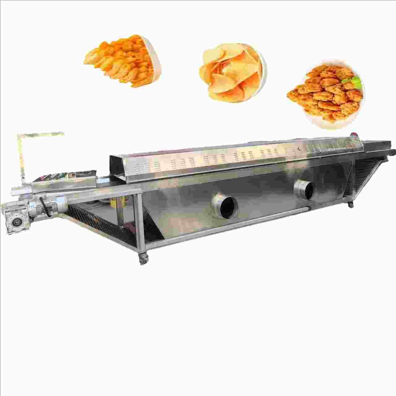 Food Grade Stainless Steel Cooling & Drying Conveyor Belt for Fried & Baked Food Packing Machinery