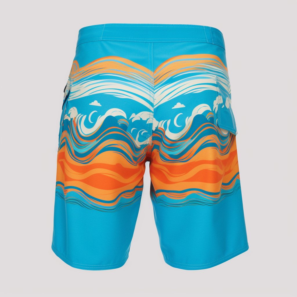 Custom Logo Mens Quick Dry Sports Beach Shorts Plus Size Summer Beach Surf Board Shorts Pockets Boardshorts Swimwear