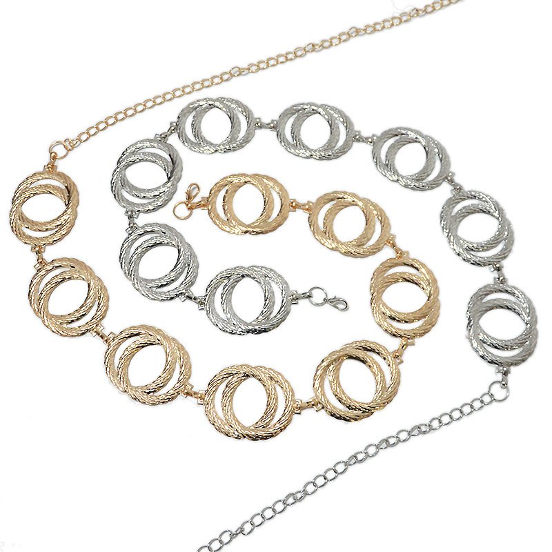 Factory Directly Sale Fashion Gold Waist Chain Belt For Women Dress