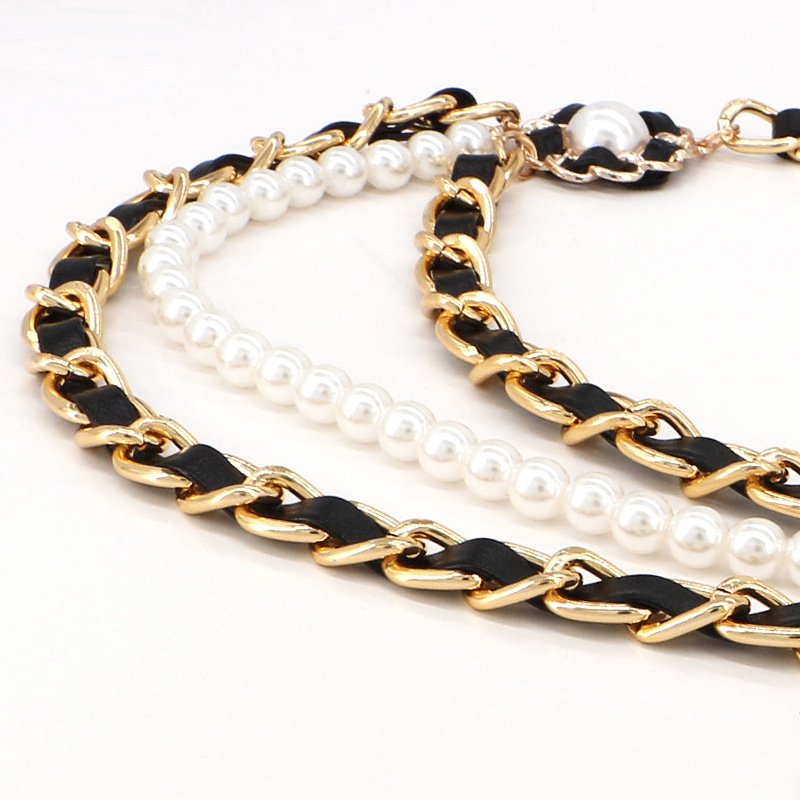 Fashion Camellia Flower Body Chain Gold Plated Weave Leather Waist Chain Women Classic Jewelry Accessories Designer Belts